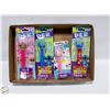 Image 1 : 4 PEZ DISPENSERS STITCH, DISNEY, SQUISHMELLOW, LOL
