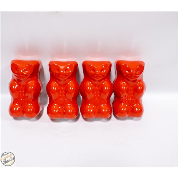 4 HARIBO GOLDBEARS GUMMI CANDY+COLLECTORS’ TINS