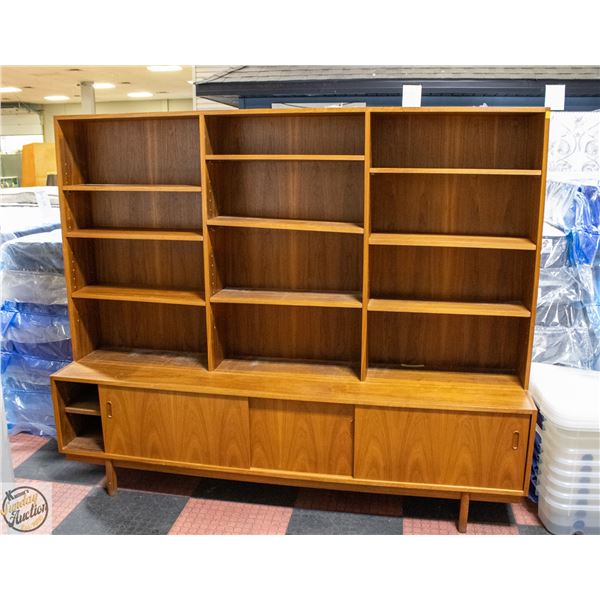 TEAK WOOD ENTERTAINMENT CABINET