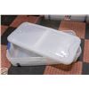 Image 1 : 2 X 62 LITRE 39 1/2 X 20 1/4 X 7 H STORAGE BINS ON