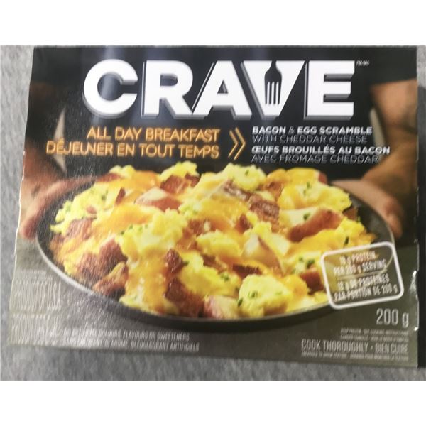 FROZEN:  CRAFE ALL DAY BREAKFAST BACON & EGG SCRAMBLE (200G)