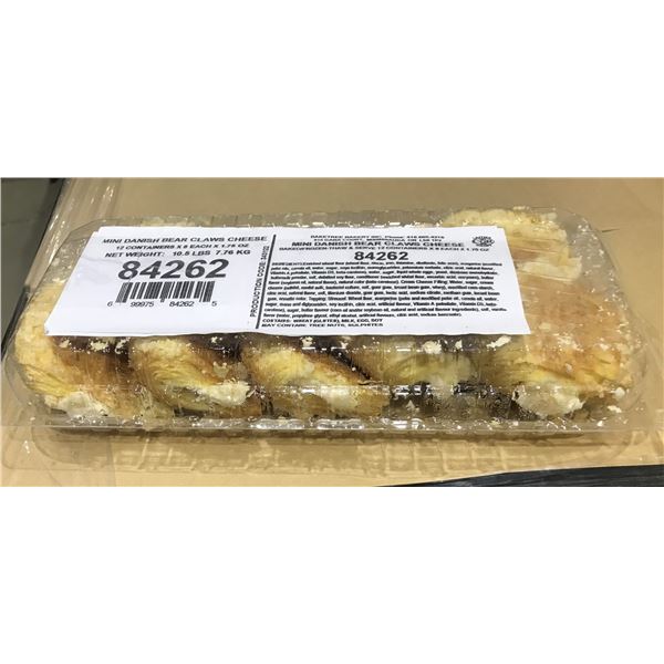 FROZEN:  MINI DANISH BEAR CLAWS (8) - PACKAGE