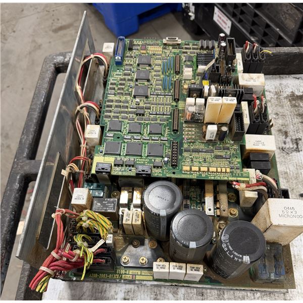 Fanuc #A06B-6100-H001 Servo Amplifier (MISSING THE SCREWS FOR THE TOP BOARD)