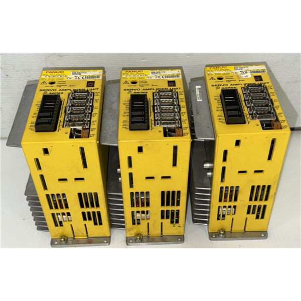 (3) Fanuc #A06B-6093-H152 Servo Amplifier Units
