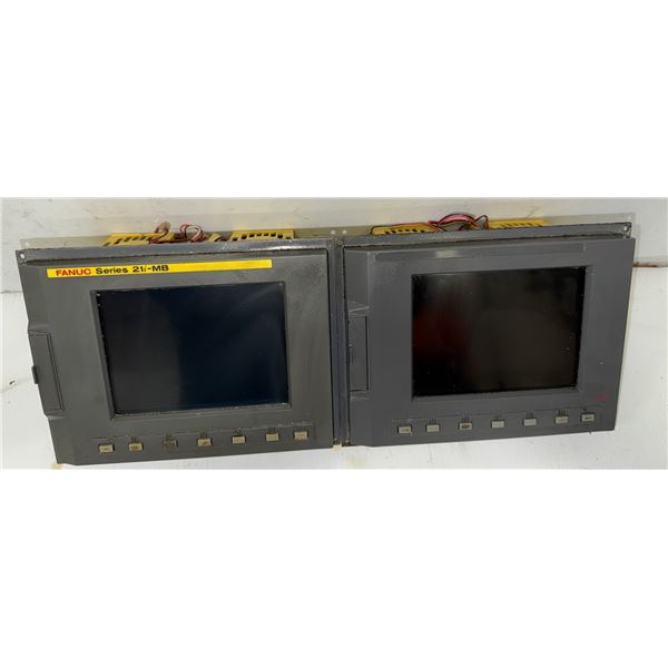 (2) Fanuc #A02B-0285-B502 Series 21i-MB Operator Units