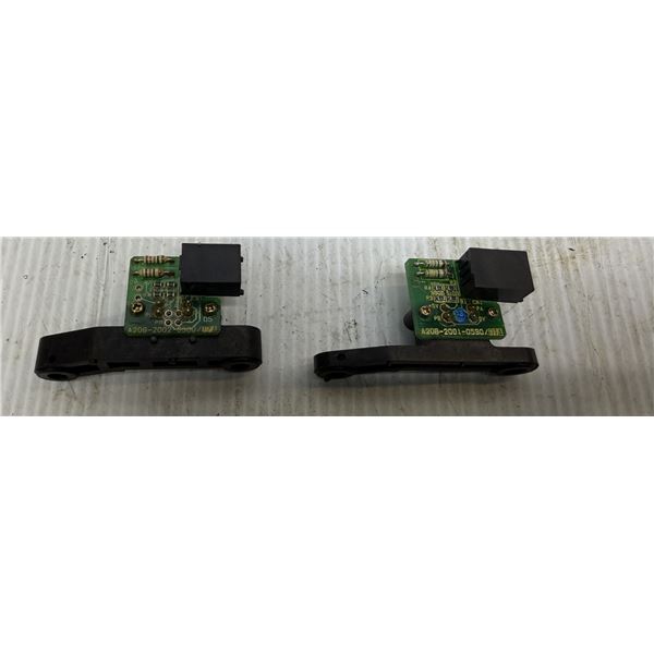 Lot of (2) Fanuc #A20B-2002-0300/12A & #A20B-2001-0590/01A Encoders