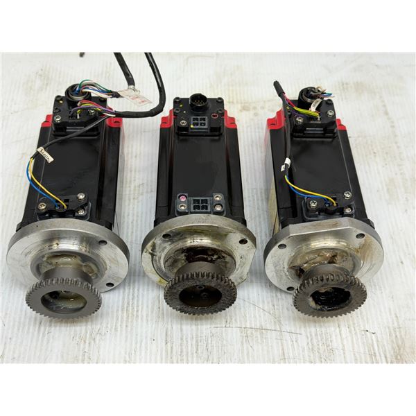 (3) Fanuc #A06B-0116-B855#0048 AC Servo Motors