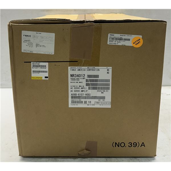 Fanuc #A06B-6107-H002 AC Servo Amplifier