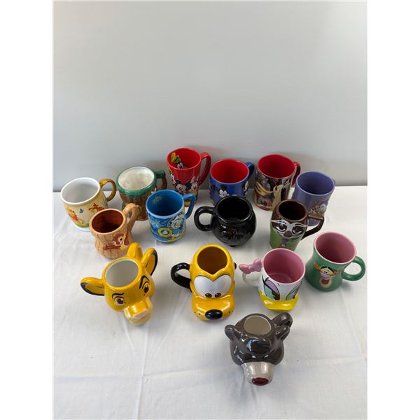 Collection of Disney Mugs