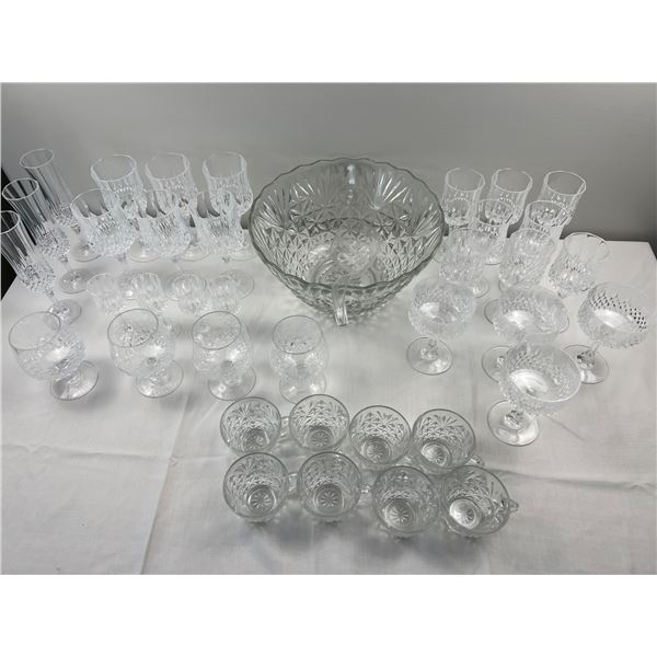 Assortment of Crystal & Glassware