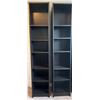 Image 1 : Pair of Black Bookshelfs