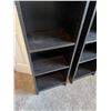Image 3 : Pair of Black Bookshelfs