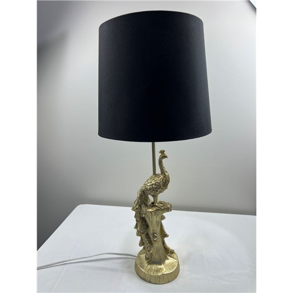 Elegant Peacock Table Lamp