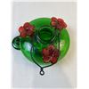 Image 2 : Glass Hummingbird Feeder