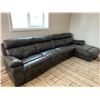 Image 1 : Man Wah Faux Leather Couch