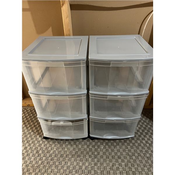 Rolling Plastic Storage Organizers