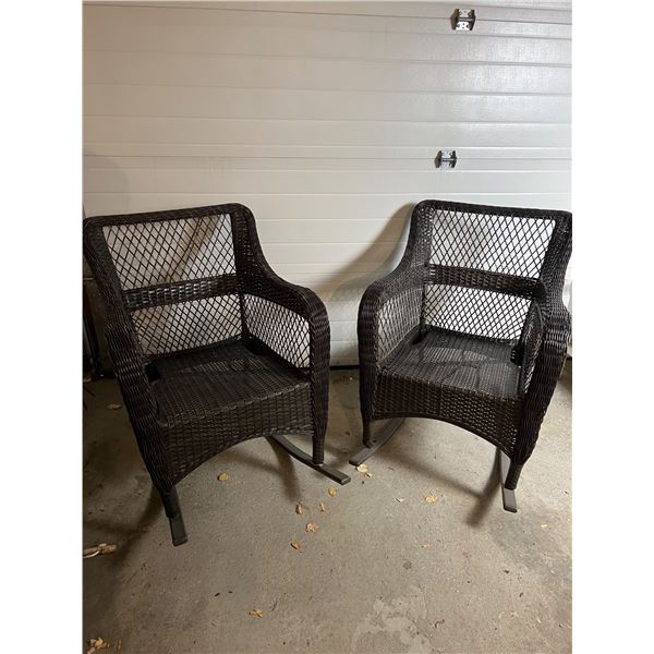 Wicker Patio Rocker Chairs