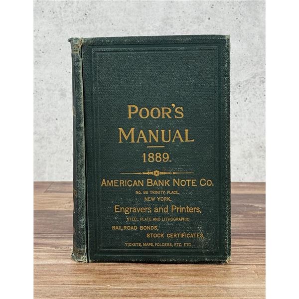 Poor's Manual of Railroads 1889