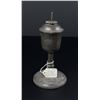 Image 1 : 19th Century Pewter Tulip Oil Lamp