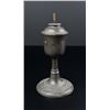 Image 4 : 19th Century Pewter Tulip Oil Lamp