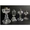 Image 10 : 19th Century Pressed Glass Whale Oil Lamps