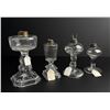 Image 1 : 19th Century Pressed Glass Whale Oil Lamps