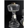 Image 2 : 19th Century Pressed Glass Whale Oil Lamps