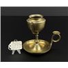 Image 1 : 19th Century Brass Whale Oil Gimbaled Lamp