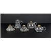 Image 2 : 19th Century Kerosene Flint Glass Finger Lamps