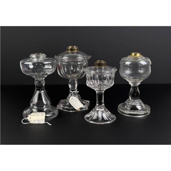 19th Century Kerosene Whale Oil Lamps