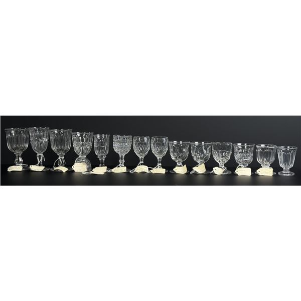 Flint Glass Champagne and Wine Glasses