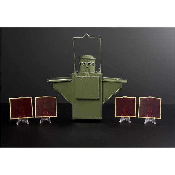 German Military Kerosene Signal Lamp
