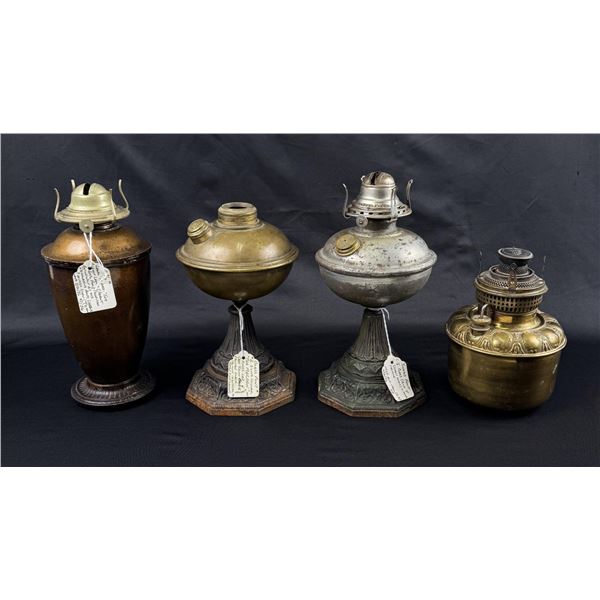 Brass Cast Iron Kerosene Lamps