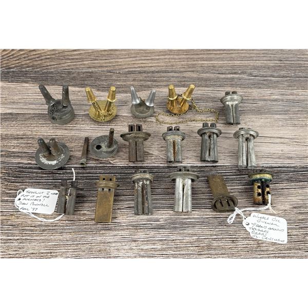 Collection of Whale Oil Lamp Burners