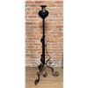 Image 1 : Victorian Wrought Iron Floor Piano Oil Lamp