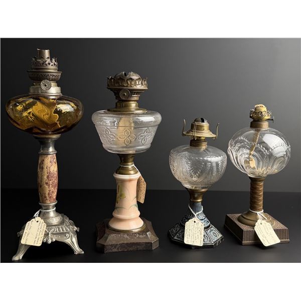 Cast Iron Base Kerosene Lamps