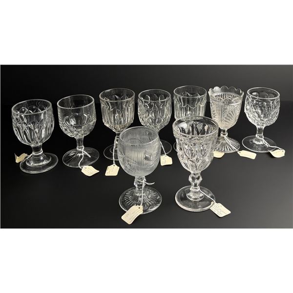 EAPG Flint Glass Goblets