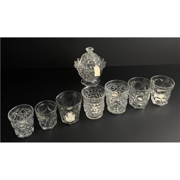 Collection of Flint Glass Tumblers