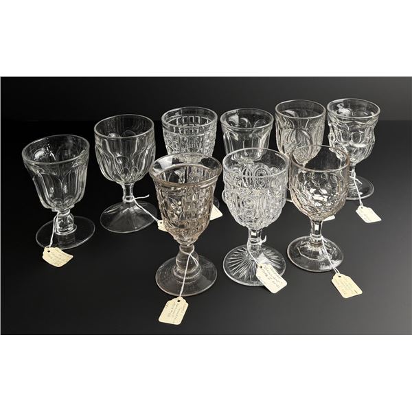 Collection of Flint Glass Goblets