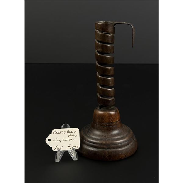 French Rat De Cave Spiral Cellar Candlestick