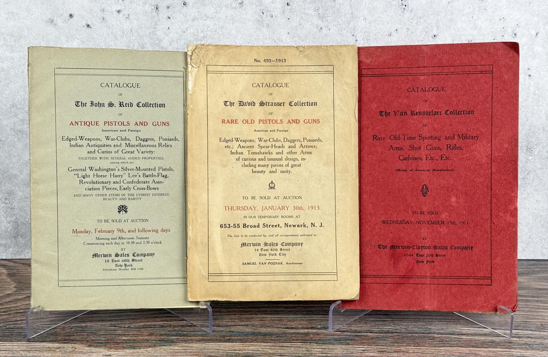 Collection of Merwin Sales Co Auction Catalogs