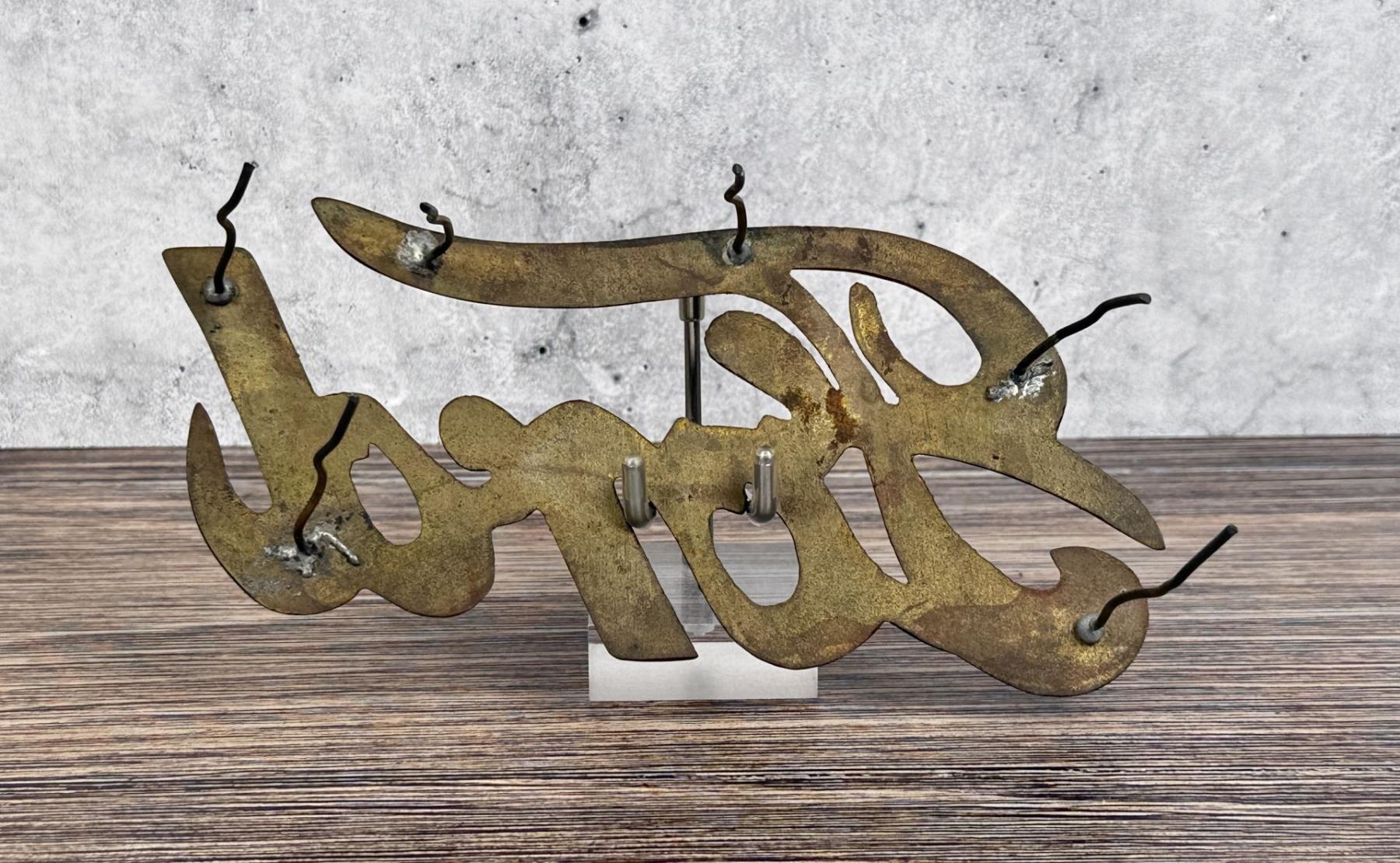 Ford Model T Brass Radiator Emblem Script