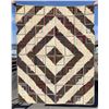 Image 1 : 1880s Pennsylvania Log Cabin Barn Raising Quilt