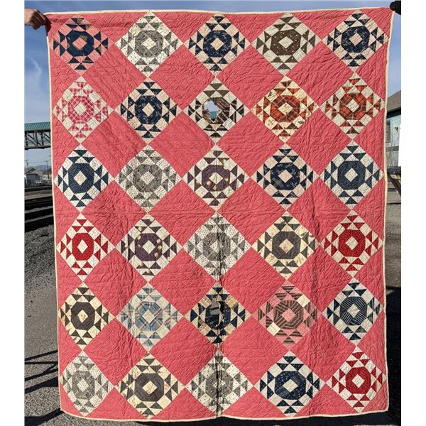 1860s Pennsylvania Shoofly Quilt