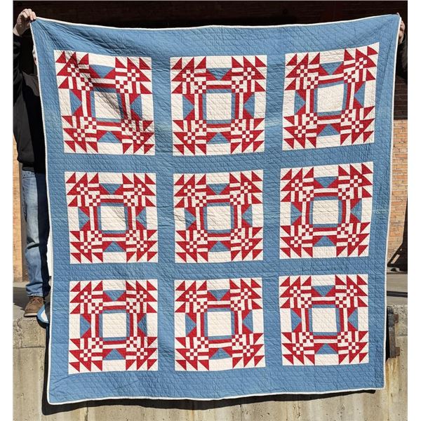 1910s Pennsylvania Young Mans Fancy Quilt