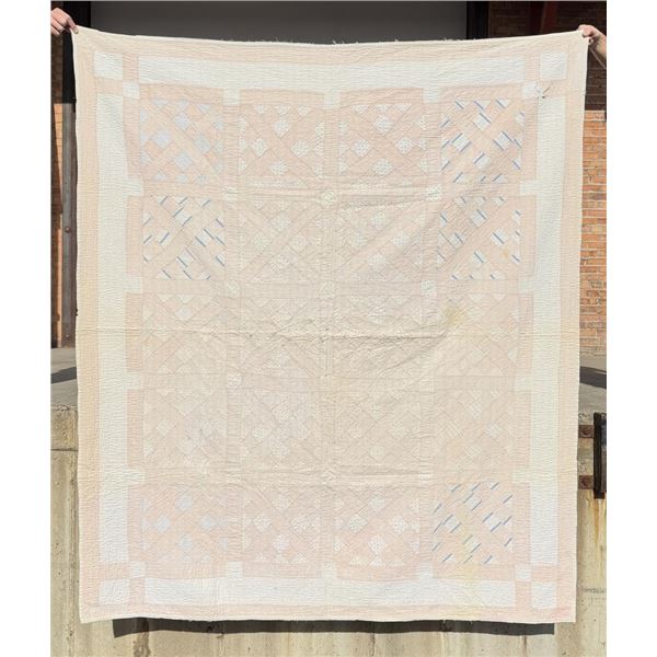 1890s Pennsylvania Basket Weave Quilt