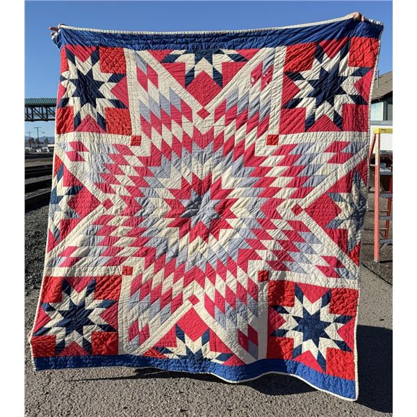 1880s Pennsylvania Star of Bethlehem Quilt