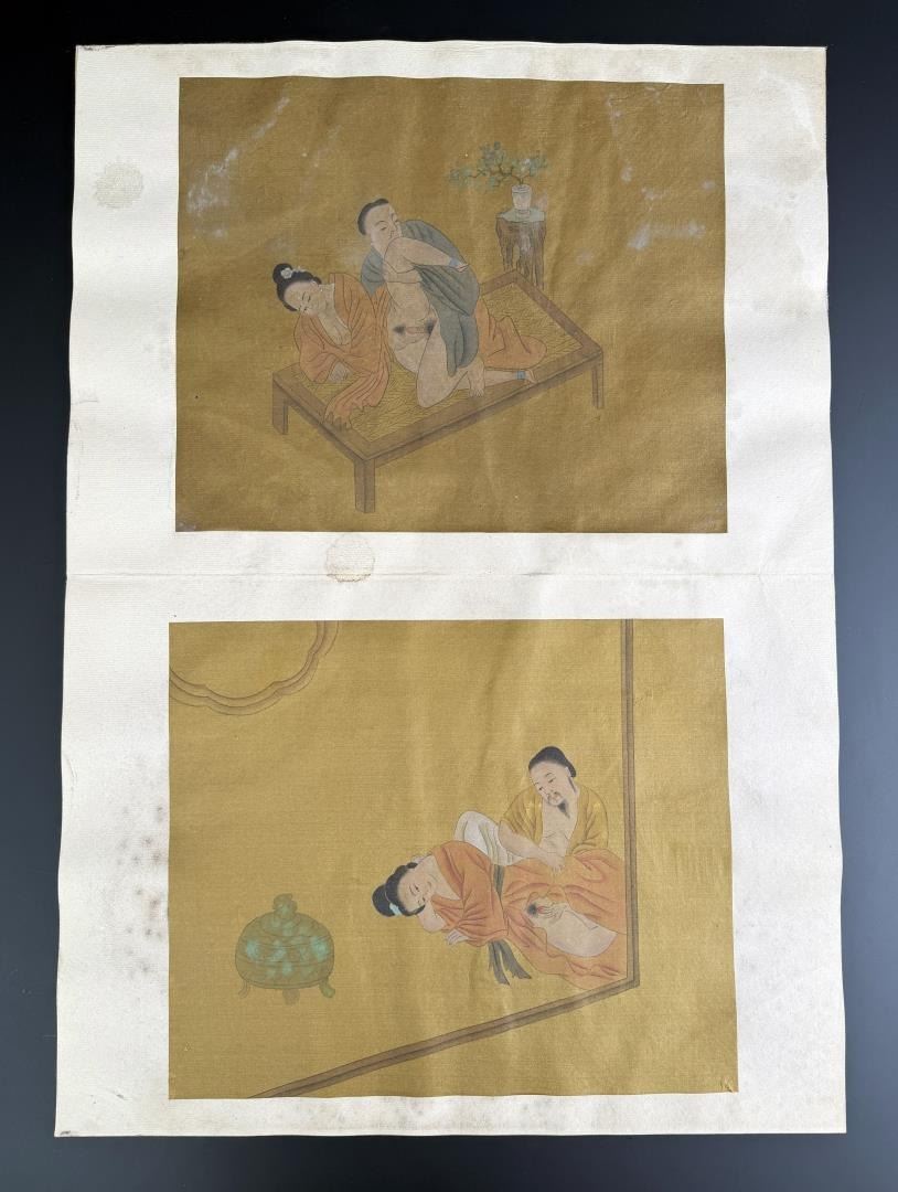 Qing Dynasty Chinese Erotic Painting Album