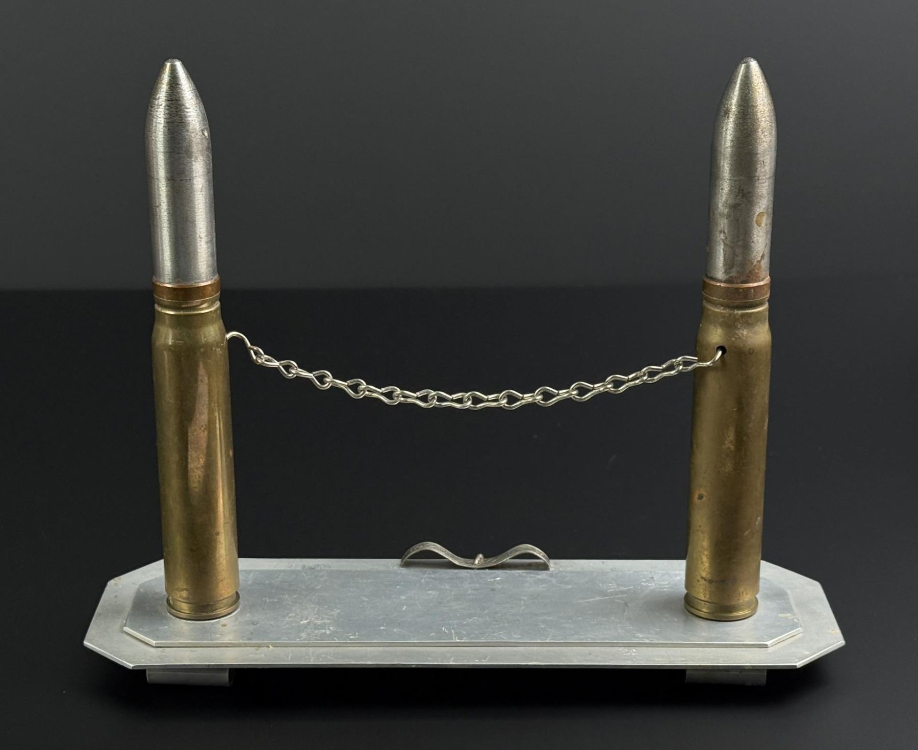 WW2 Trench Art Bullet Photo Display Frame