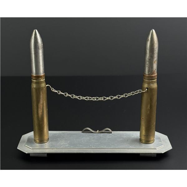 WW2 Trench Art Bullet Photo Display Frame